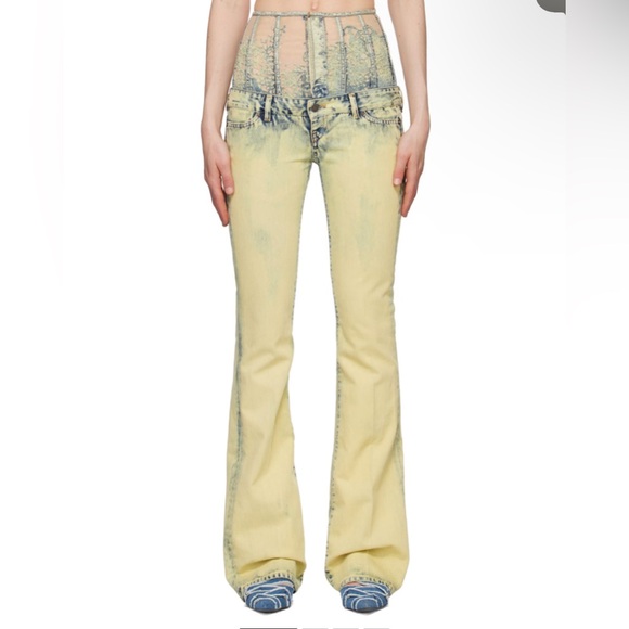 DIESEL 1969 Corset Lace Denim Jean - Picture 4 of 5